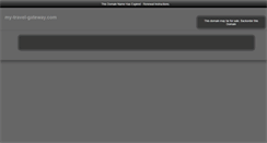 Desktop Screenshot of my-travel-gateway.com